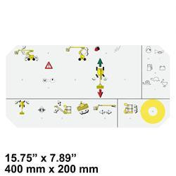 3078143030: Aftermarket Haulotte Decal - Top Panel