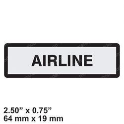 3251158: Aftermarket JLG Decal - Nameplate Airline