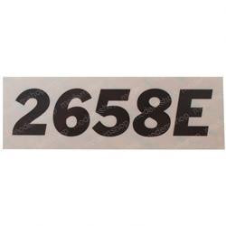 3252472: Aftermarket JLG Decal - 2658E
