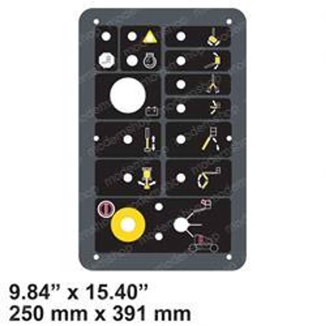 3252812: Aftermarket Gradall Nameplate E450A Ground Control