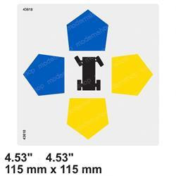 43618GT: Aftermarket Genie Decal - Direction Arrows