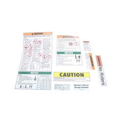 48373: Aftermarket Genie Decal Kit Safety/inst Slc
