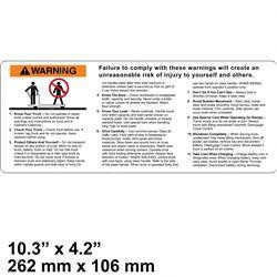 524142668: Aftermarket Yale Decal-warning