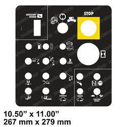 52511: Aftermarket Genie Decal - Ground Control Panel