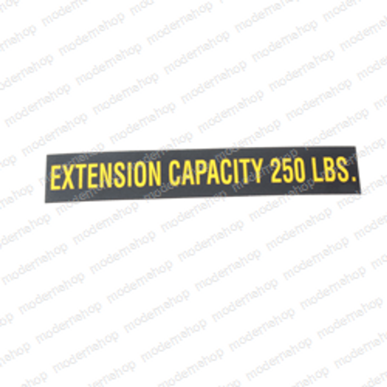 54189: Condor / Time Mfg DECAL - EXTENSION CAP 250LBS