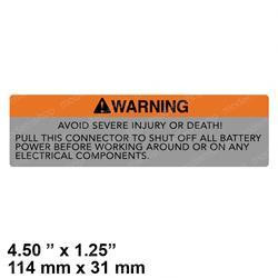 57813-11590-71: Aftermarket Toyota Decal - Caution