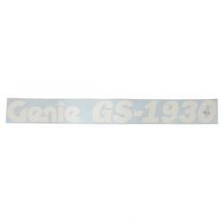 62054: Aftermarket Genie Decal Cosmetic Genie GS-1930