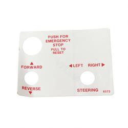 6573: Aftermarket MEC (Mayville Eng) Decal - Control Box Wout Brake