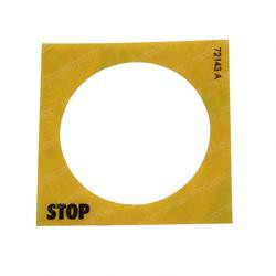 72143: Aftermarket Genie Decal - E-stop