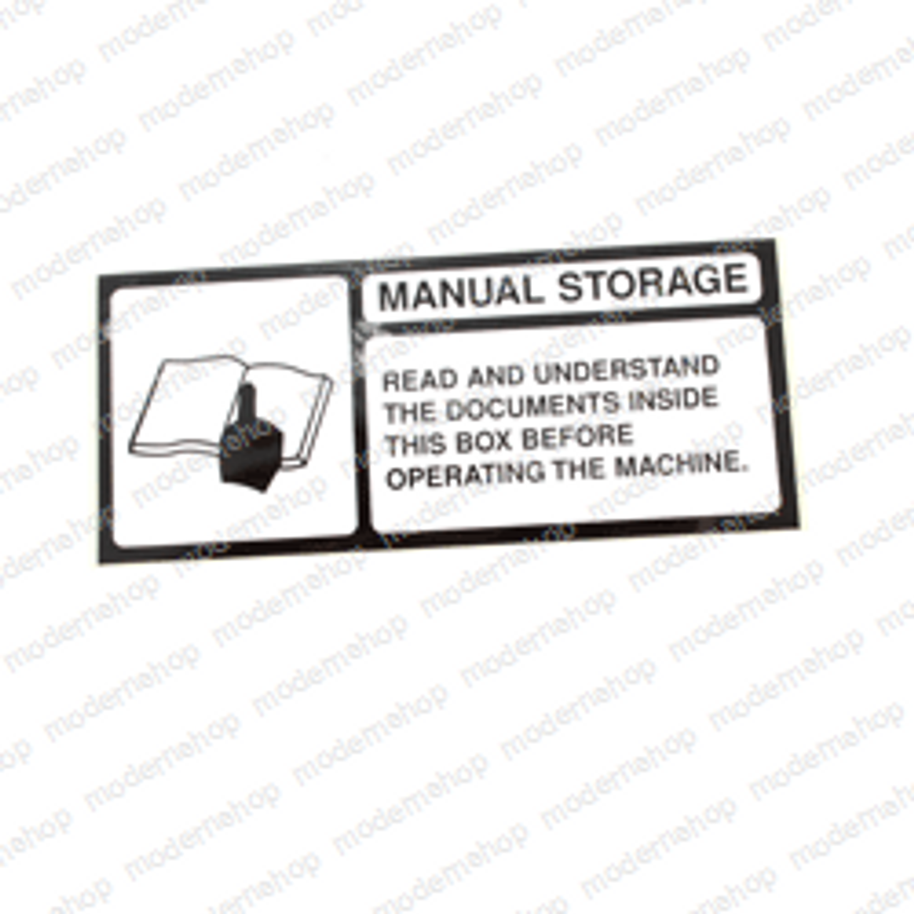 7376011004: Grove / Manlift DECAL - MANUAL