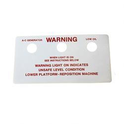 7421: Aftermarket Mec (Mayville Eng) Decal - Control Box Front