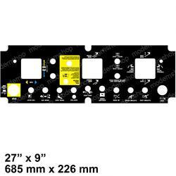 82194: Aftermarket Genie Decal - Control Panel S80