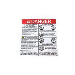90721: Aftermarket Mec (Mayville Eng) Decal - Danger Tip Over
