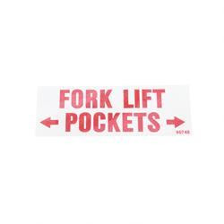 90748: Aftermarket Mec (Mayville Eng) Decal - Fork Lift Pockets