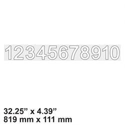 91003016: Aftermarket JLG Decal Boom Numbers