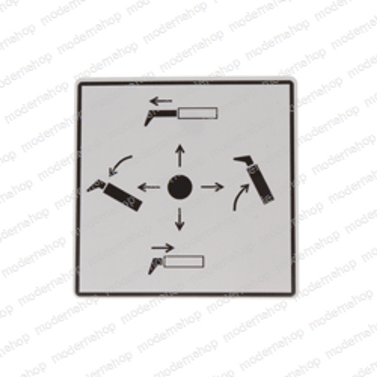 91503102: Gradall DECAL - BOOM CONTROL