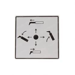 91503102: Aftermarket Gradall Decal - Boom Control