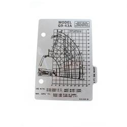 91513189: Aftermarket Gradall Capacity Chart