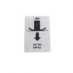 97526: Aftermarket Genie Decal - Foot Pad Load Iwp