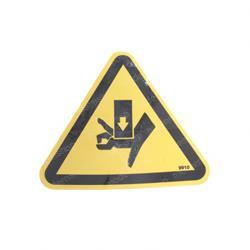 9910: Aftermarket MEC (Mayville Eng) Decal - Hand Crush Hazard