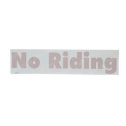 411-587-004: Aftermarket Raymond Decal - No Riding