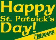 Have a Safe and Happy St. Patrick's Day From The Modern Shop!