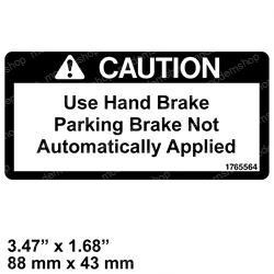 220022808: Aftermarket Yale Decal
