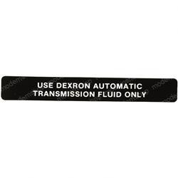 220022987: Aftermarket Yale Decal - Transmission Fluid