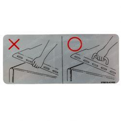 220024306: Aftermarket Yale Forklift Decal - Pinch Point 220024306: Aftermarket Yale Forklift Decal - Pinch Point