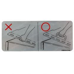 220024306: Aftermarket Yale Decal - Pinch Point