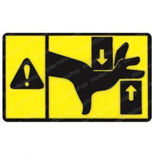 220024310: Aftermarket Yale Forklift Decal - Pinch Point 220024310: Aftermarket Yale Forklift Decal - Pinch Point