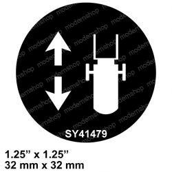 220078957: Aftermarket Yale Forklift Decal - Forward/Reverse