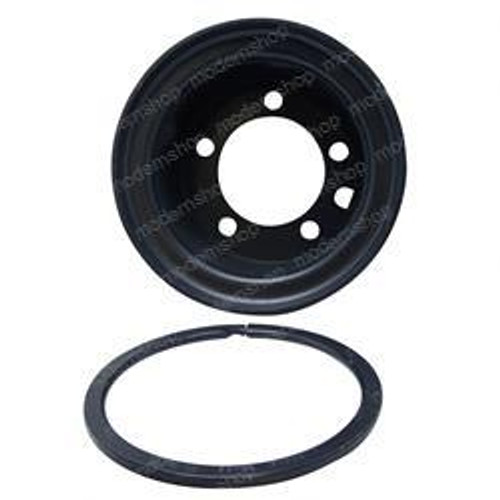 440066700: Aftermarket Yale Forklift Wheel - 4.33-8 3 Pc Rim/Flange