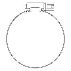 500491904: Aftermarket Yale Forklift Clamp - Hose 1 1/2 - 2 1/2 Inch