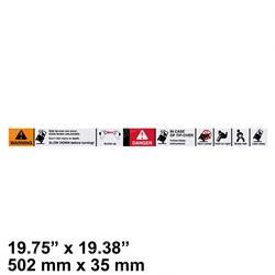 504748500: Aftermarket Yale Forklift Overturn Decal