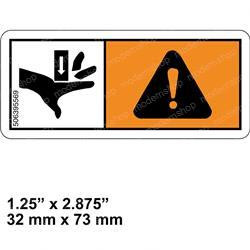 506395569: Aftermarket Yale Forklift Decal - Water Warning