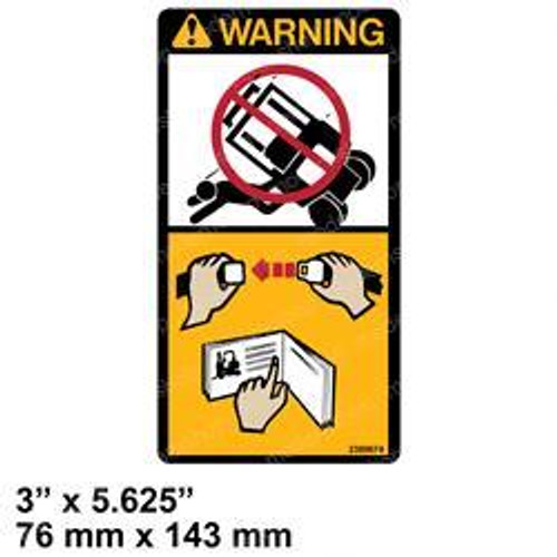 800068281: Aftermarket Totalsource Decal - Seat Belt Safety