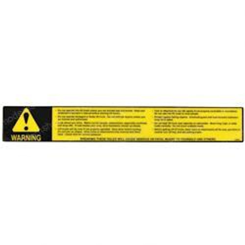 800068485: Aftermarket Totalsource Decal - Warning