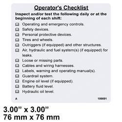 800140884: Aftermarket Totalsource Decal - Check List