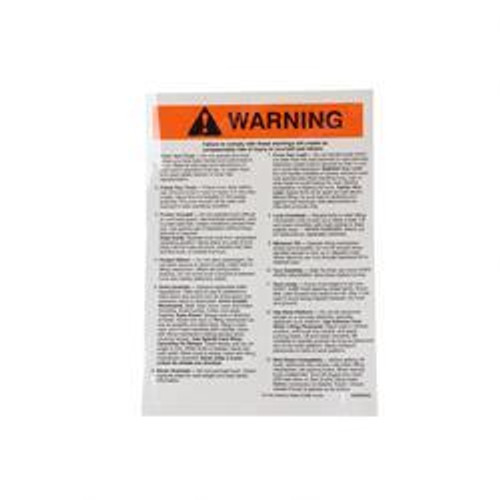 519770800: Aftermarket Yale Forklift Operator Decal