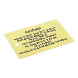 580008071: Aftermarket Yale Forklift Caution Tag