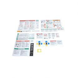107129: Aftermarket Genie Decal Kit-Safety/Instruc Wrds