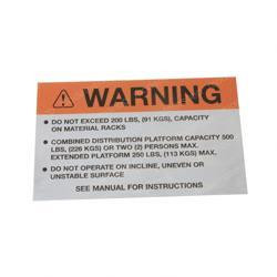 9001: Aftermarket Mec (Mayville Eng) Decal - Naro Capacity W/Racks