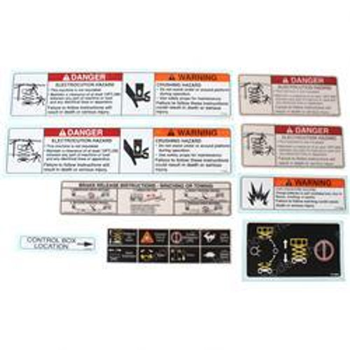2901671: Aftermarket Jlg Decal - Kit