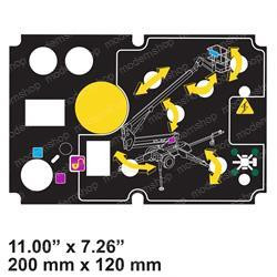 1705971: Aftermarket Gradall Decal Mtb T500J/350