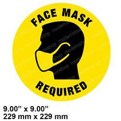 1256575: Aftermarket Totalsource Decal - Face Mask Required