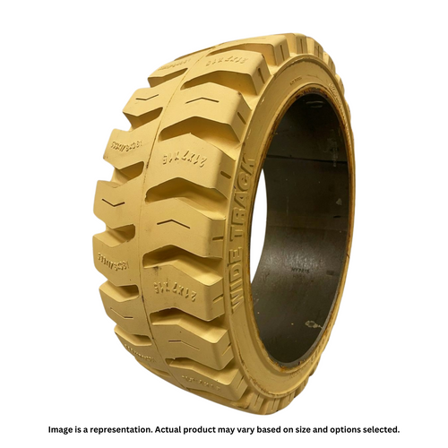 4130102: 10X5X6-1/2 Wide Track Traction Non Marking Tire 4130102: 10X5X6-1/2 Wide Track Traction Non Marking Tire