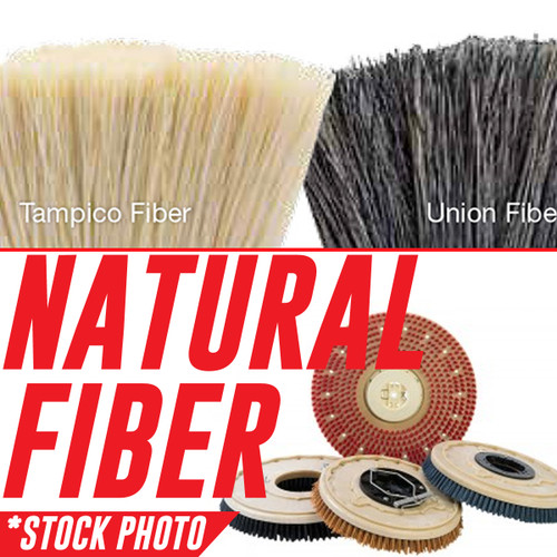 20-421T: 19" Rotary Brush Tampico fits Factory Cat Models Pilot 20, XR-40