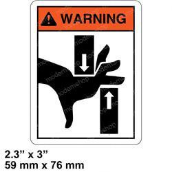2305689: Aftermarket Hyster Decal - Pinch Warning