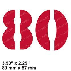 327045: Aftermarket Hyster Decal - Model 80